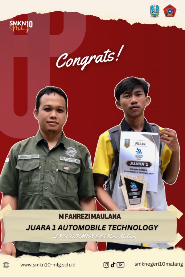 Juara 1 Automobile Technology Kota Malang