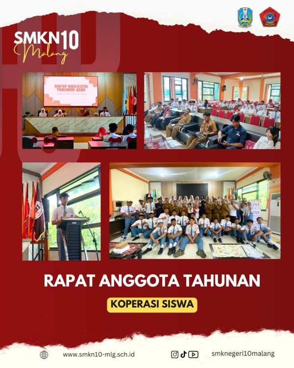 Rapat tahunan koperasi sekolah