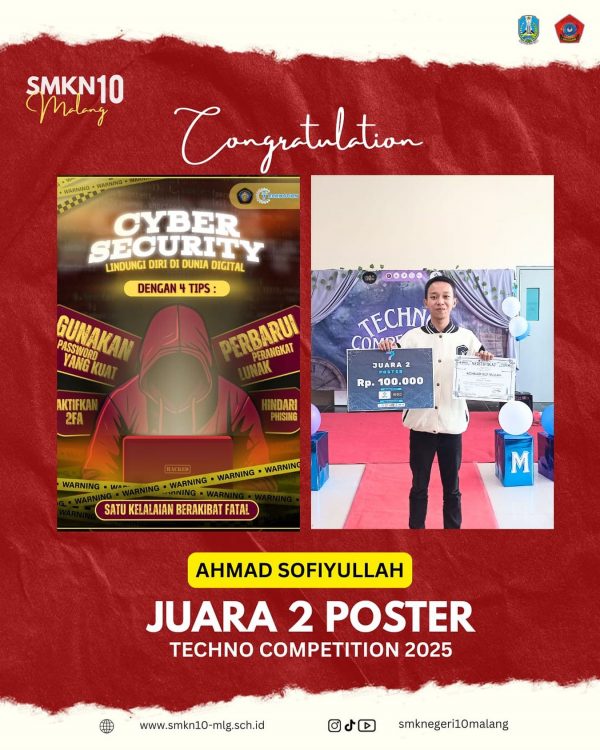 Juara 2 Poster Techno Competitien 2025
